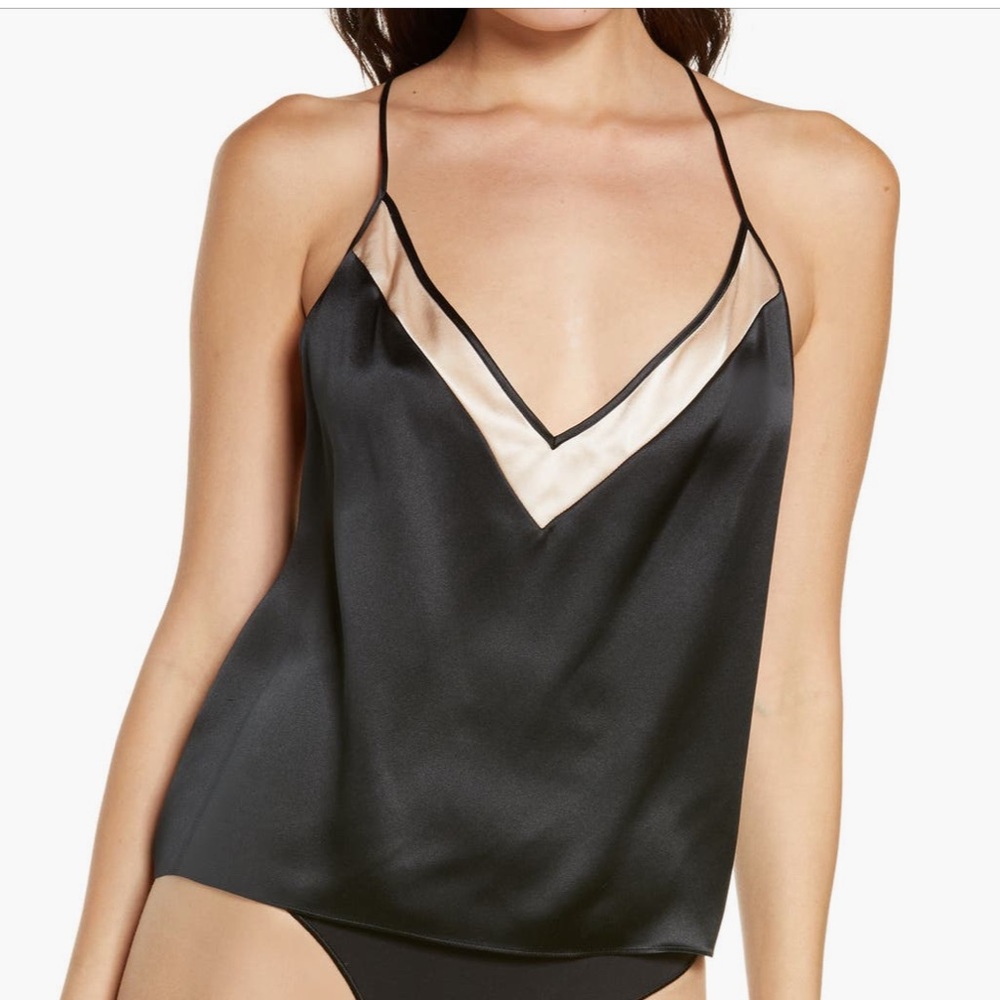 Kiki de Montparnasse silk t-back camisole sz S